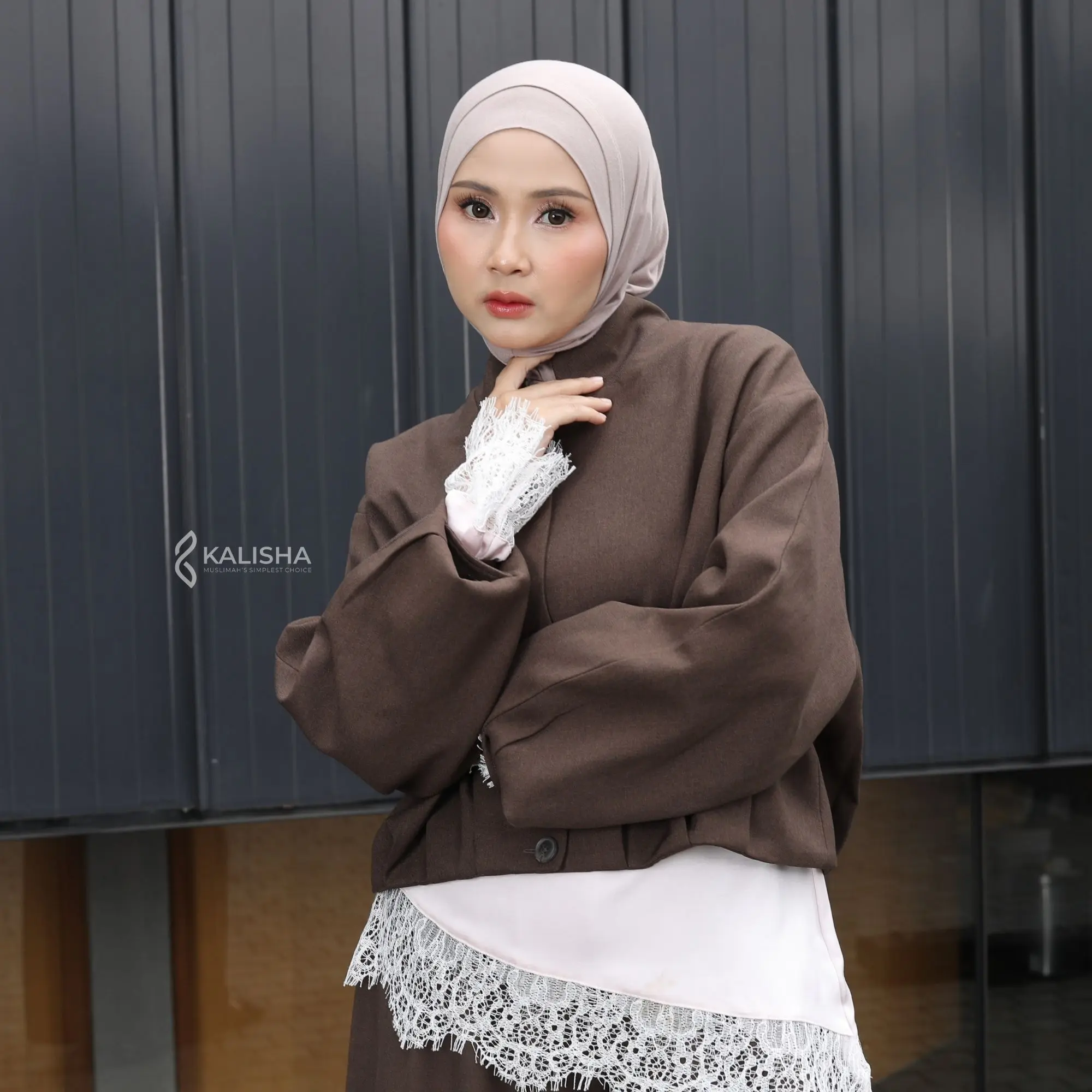 KALISHA X MIMA - Vanya Instan Bergo Rayon Size S (Jilbab Instan Kerudung Bahan Rayon Viscose)