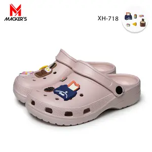 [MACKER'S] Nova Clogs T20 Campuran Sandal Baim Unisex Pria Dan Wanita Bisa Pakai Polosan Terbaru sandal kodok karet