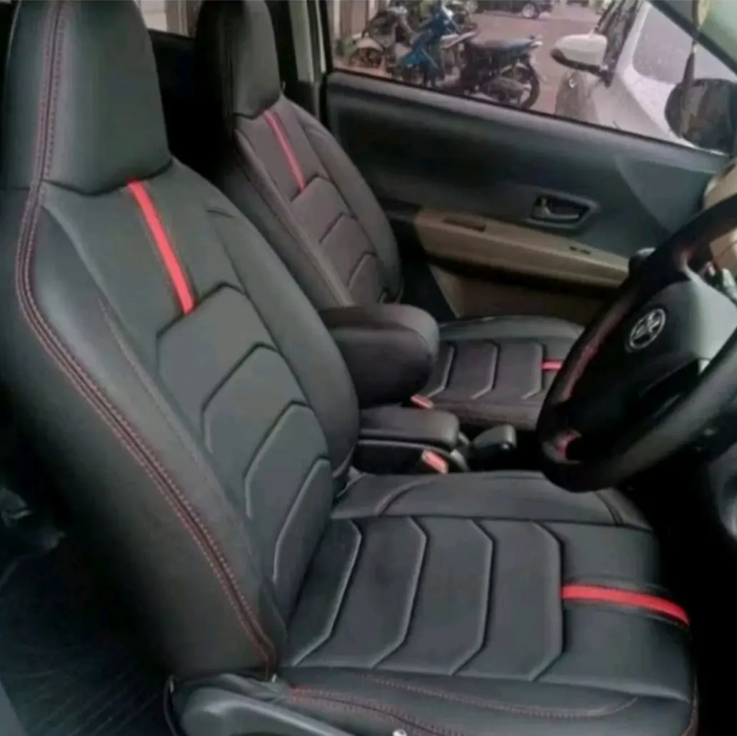 SARUNG JOK MOBIL TOYOTA CALYA/SIGRA 3 BARIS MOTIF TERMURAH TERBAGUS UNTUK KENDARAAN ANDA Car