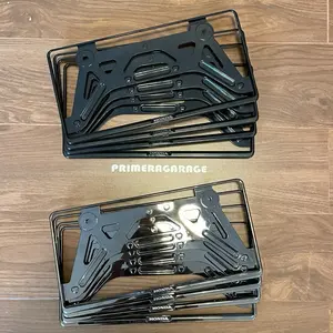 Frame JDM Honda Berlina Black Black Chrome Original Copotan / Dudukan JDM Honda Berlina Black Black Chrome Basic Mazda