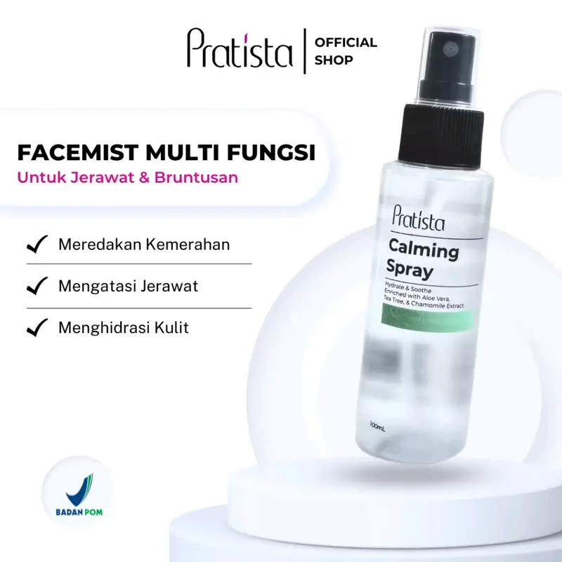 Pratista Face Mist Calming Spray untuk jerawat & bruntusan 100ml Perawatan Berjerawat csm 0