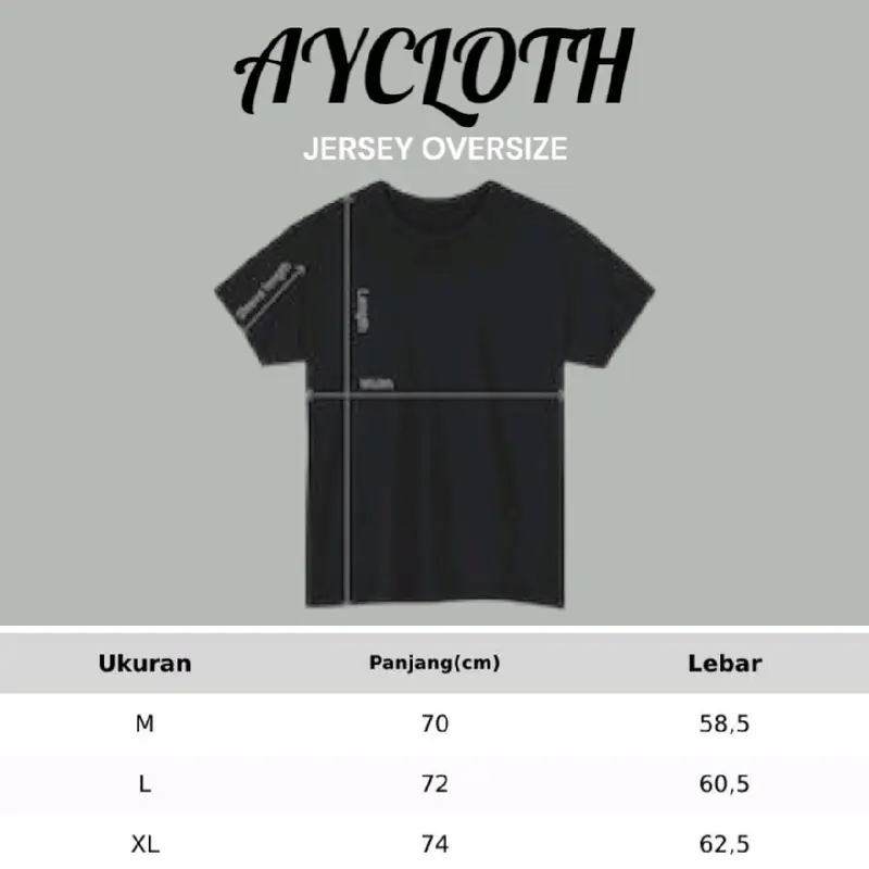 AYCLOTH CASUAL JERSEY OVERSIZE SERI 94 3