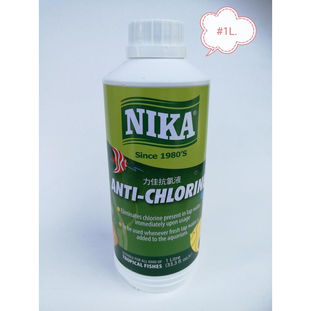 Nika Anti Chlorine 1Litre Aquarium Fish Ikan Akuarium