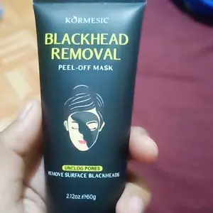 Masker Komedo  Peel Off Mask with Bamboo Charcoal Blackhead Remover Penghilang Komedo di Wajah dan Hidung tanpa Iritasi