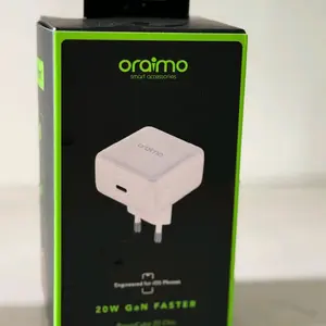 Adaptor Oraimo Type C OCW 5201E 20W Fast Charging GaN Faster Original