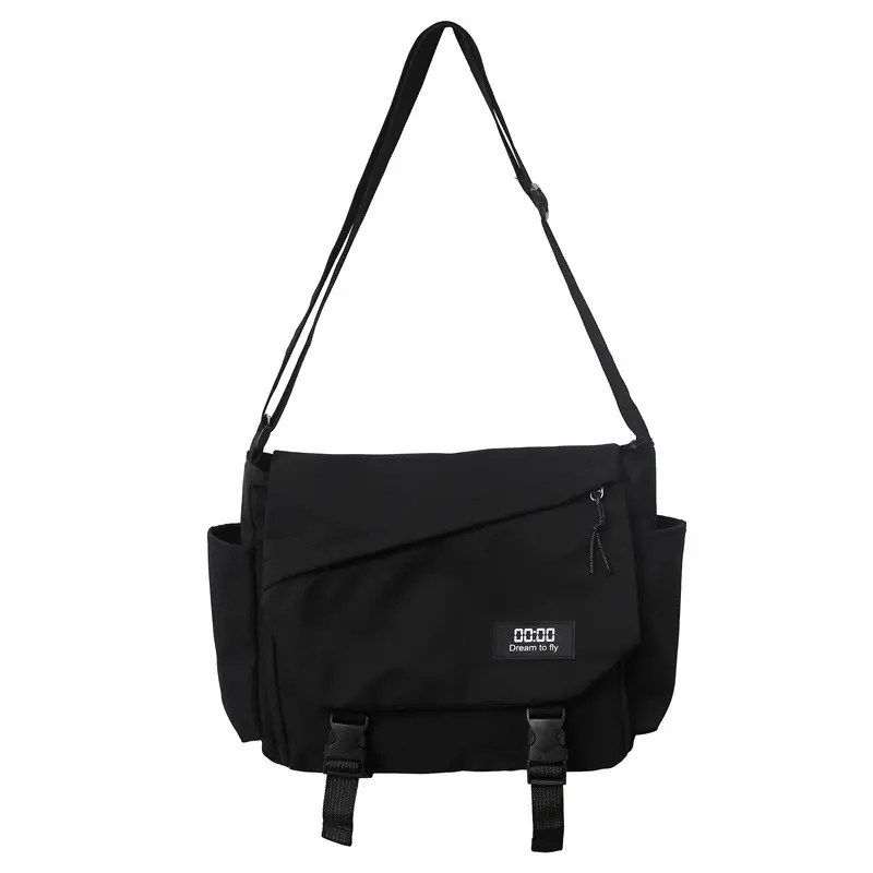 Ins Japanese Korean Fashion Nylon Big Capacity Sling Crossbody Shoulder Bag for Men Birthday Gift