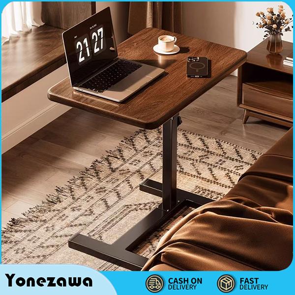 Bàn Trà Sofa Bàn Đầu Giường Nhỏ Bàn Máy Tính Cạnh Giường/Nâng Hạ Đế Thép Carbon, Bàn học, Bàn làm việc Bàn Laptop Bàn cạnh giường di động có thể điều chỉnh độ cao thấp tùy ý