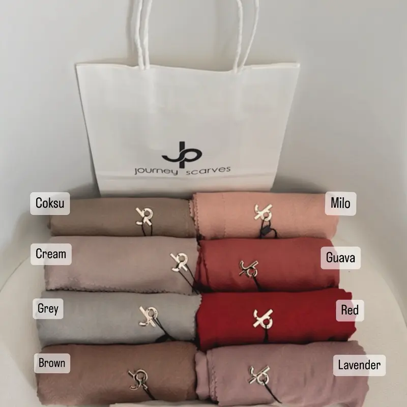 Hijab LASER CUT polos journey scarves 0
