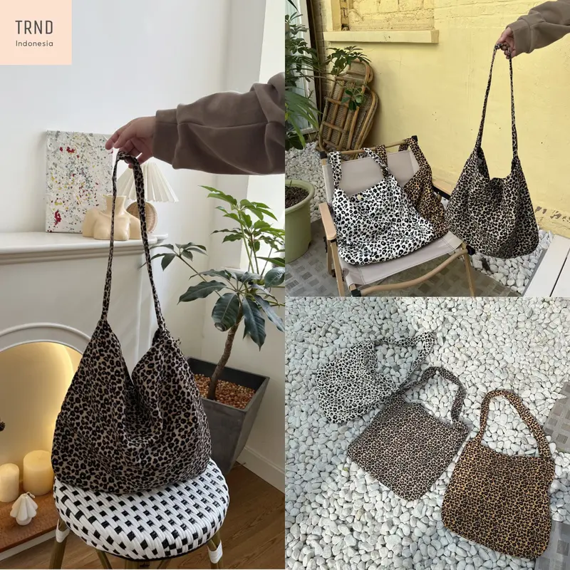 Tote Bag Motif Leopard Tas Macan Tutul Kualitas Import Bahan Premium Tas Bahu Fashion TB038 LEO 0