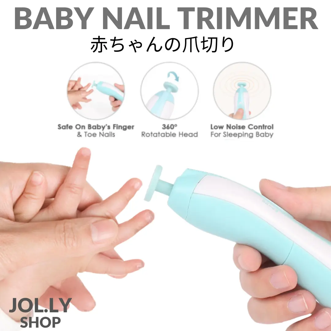 Baby Automatic Nail Trimmer Safe Baby Nail Clippers Set Painless Kit Tool