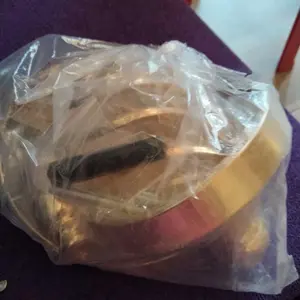 Ornamen Putar Manik Gantung Kristal Eropa, Ornamen Pernikahan, Ornamen Lapis Emas Eropa, Ornamen Stand Bunga Besi Logam