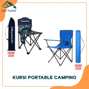 [DDS HOME] Kursi Lipat FOLDING CHAIR HISPEED DAN BIRU POLOS camping outdoor COD furnitur berkemah
