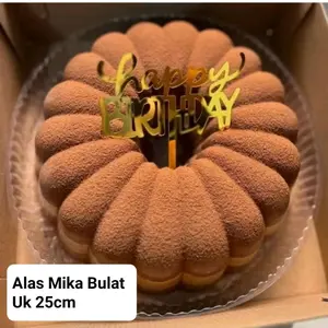 5pcs Mika Alas Puding & Tatakan Kue / Puding Uk 15cm, 20cm 22cm, 25cm