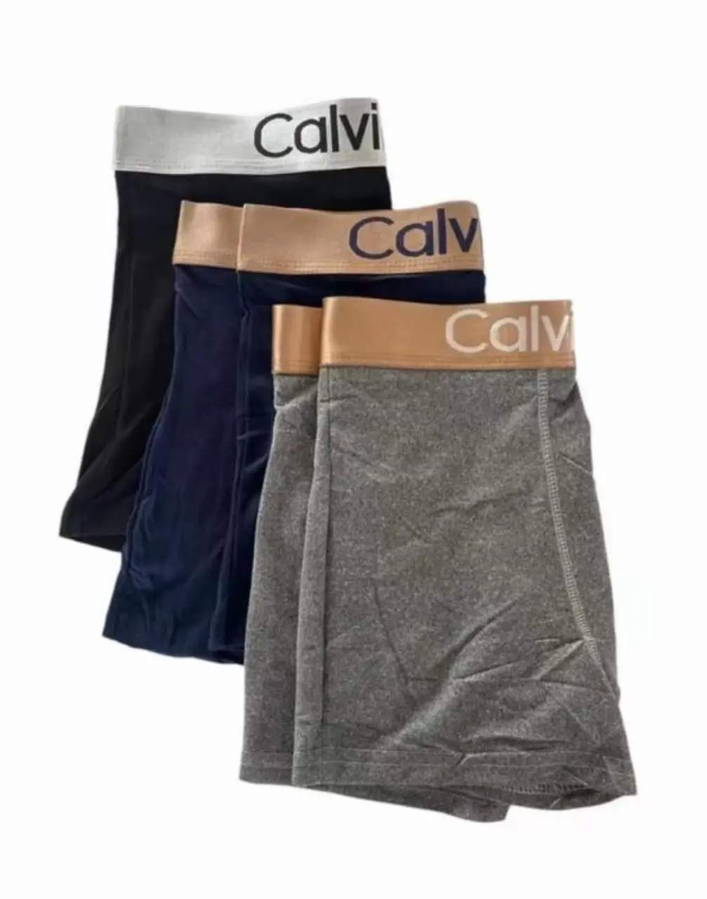 Boxer Pria Karet Gold Isi 3-6 Pcs Katun Lembut Size M L XL XXL Nyaman Dipakai Sehari-hari
