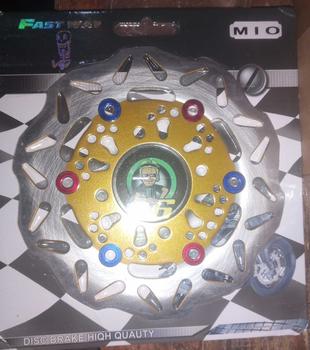 Product Review of Piringan cakram depan mio smile mio sporty mio new mio soul fino  variasi matic lubang 4 xeon dll from T**O 0