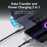 Gambar VENTION CTKBAV Kabel Data Type C to Type C Super Fast Charging 100W 5A PD PPS Nylon Braided Zinc Alloy Shell Cable 1.2M 1.2 Meter Tipe C 3A Power Delivery dari Pampam Shop Kab. Tangerang 4 Tokopedia