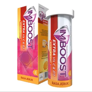 Imboost Effervescent Extra Vit C & D Isi 8 Tablet