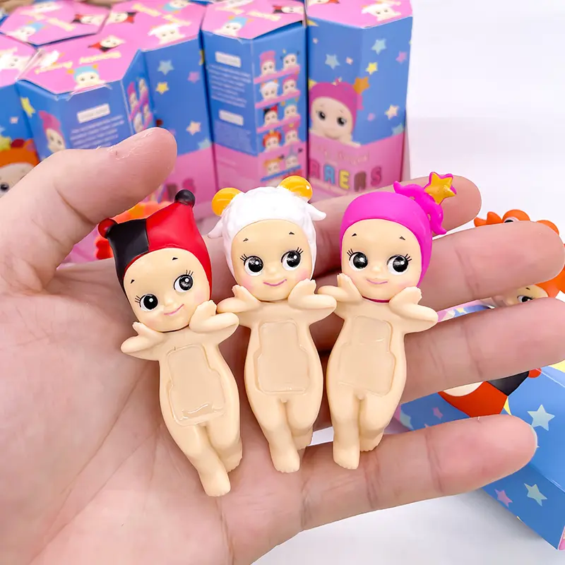 Ukuran kecil 2 inci Sonny Angel Hippers Decorative Mini Figure - Blind Box Harvest Series Fruit and Vegetable & Animal Tempekan Hand Phone - Mobil, Toy 1