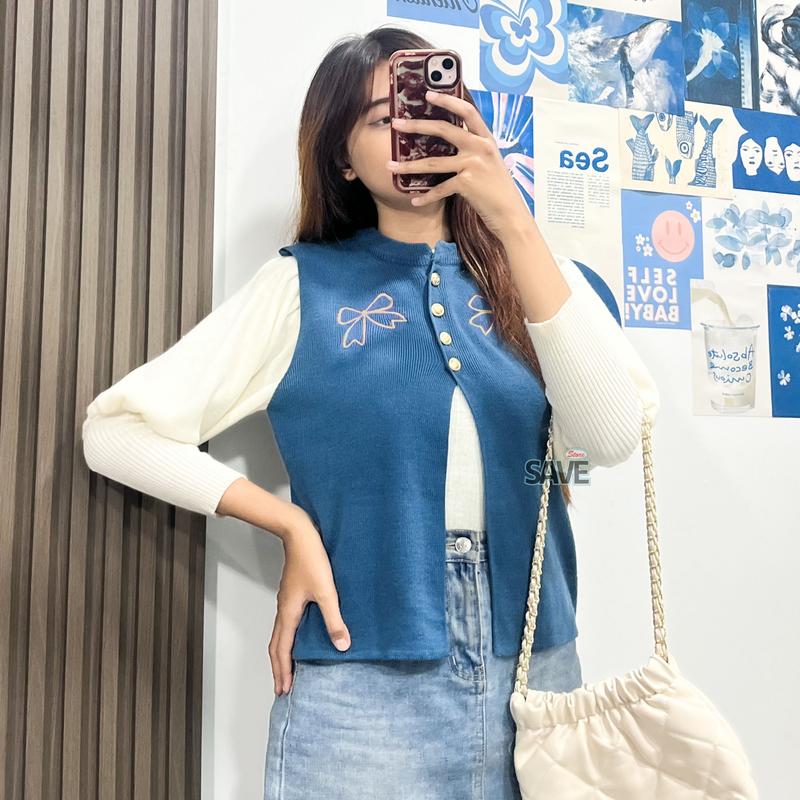 Noni Vest Knit - Spring Tops Vest 4
