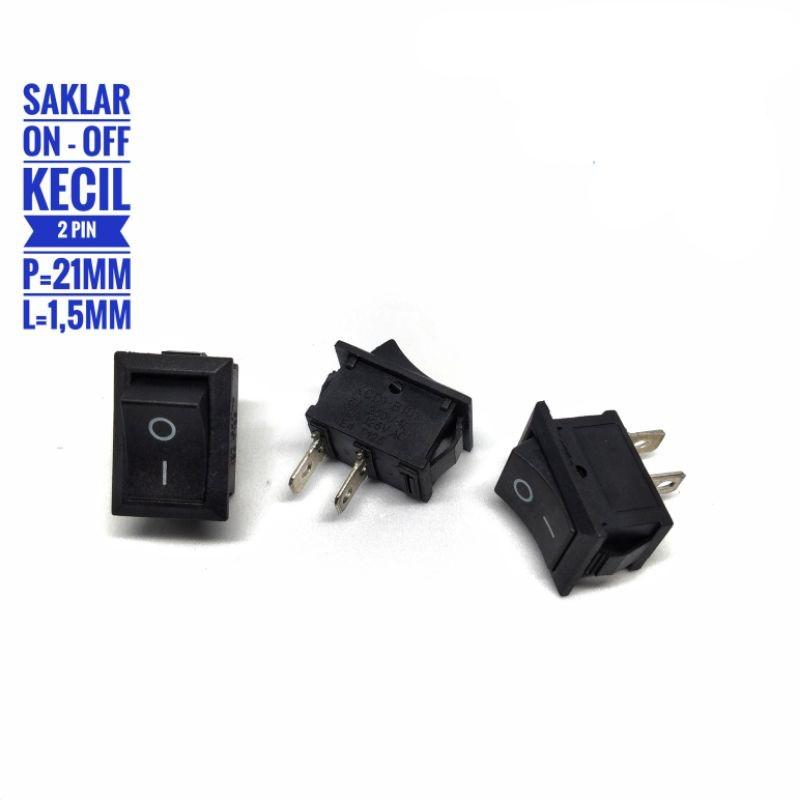 Saklar Rocker Switch ON OFF 2 Pin / 2 Kaki - Shop | Tokopedia