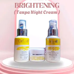 Orlin Beauty Brightening Paket Tanpa Night Cream - Serum Covering Pencerah & Alat Panel - POM NA182120100