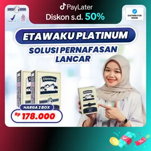 Etawaku Platinum 2 Box Original Susu Bubuk Kambing Etawa dengan Creamer Nabati Bantu Keluhan Pernafasan Halal MUI bisa COD
