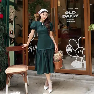 [ KELLY ] Clarice Dress / Midi Dress / Dress Wanita