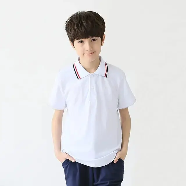 SNSTORE899 - Kaos kerah tshirt wangki anak - anak cowok cewek lengan pendek tangan manset size S - XXXL 4