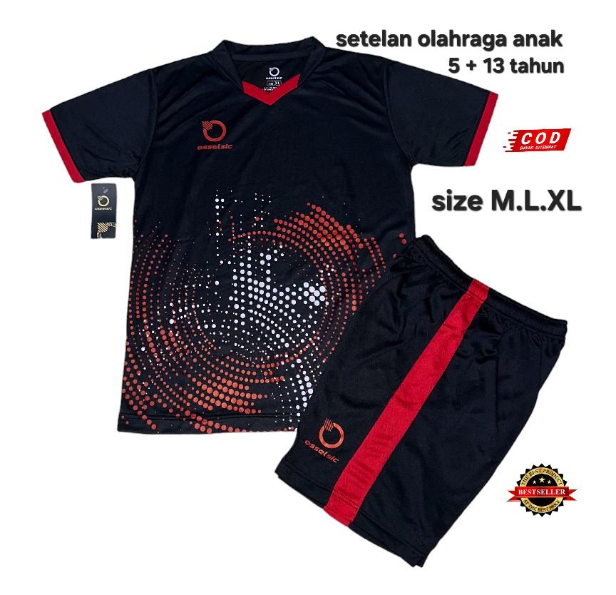 Baju olahraga Anak SD SMP SMA jersey tarkam Celana Pakaian Woven Yarn Dyed Fabric Cepat Kering Setelan Outdoor