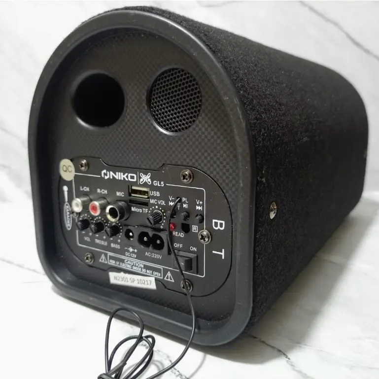 ￼SPEAKER PORTABLE NIKO GL-5 SUBWOOFER CAR SPEAKER 5 INCH 30 WATT 1