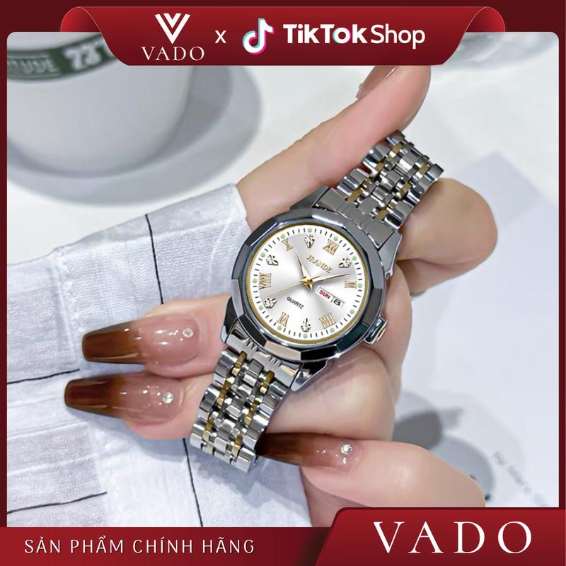   LIVE 1 - DH9609J  Đồng Hồ Nữ Mặt Tròn Dây Kim Loại Phong Cách Sang Trọng - DH9609JLANDA-TRANG 