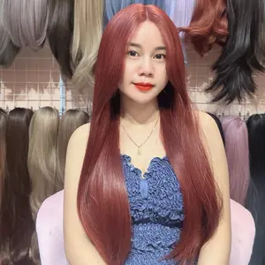 Wig hair quality Lace merah