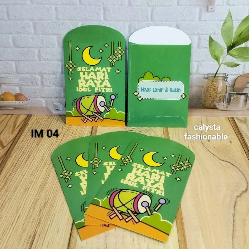 Amplop angpao lebaran idul fitri isi 100 lbr 2025
