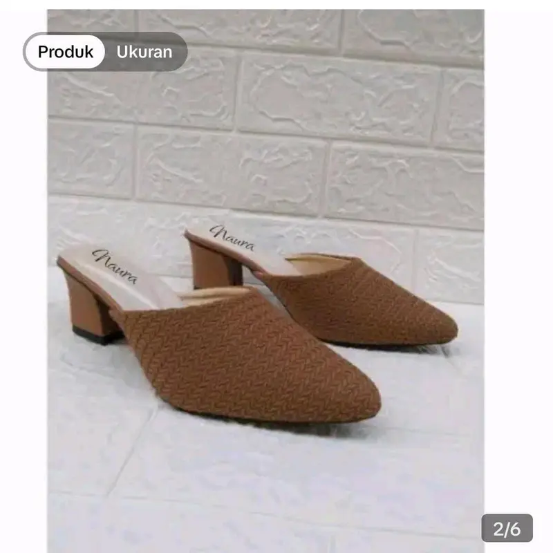 Sandal Wanita High Heels Bapau Model Kekinian Tinggi Hak 5Cm - Sendal 0