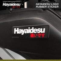 Gambar Hayaidesu Logo Rubber Sticker - Rubber Sticker dari Hayaidesu Indonesia Kab. Tangerang 3 Tokopedia