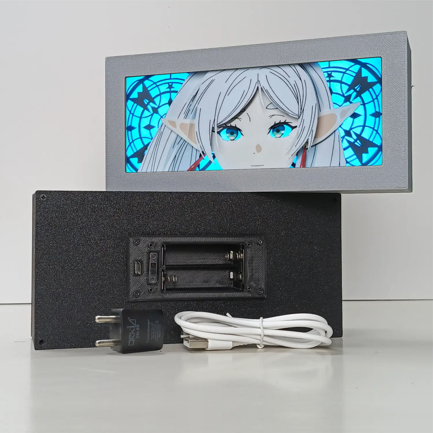 3D Anime Lightbox Frieren lampu tidur anime