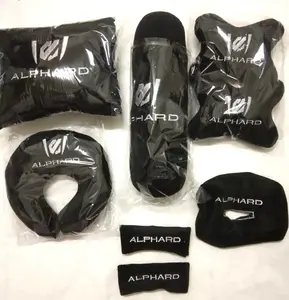 Car set 6 in 1 variasi interior aksesoris bantal mobil headrest alas jok Toyota Alphard