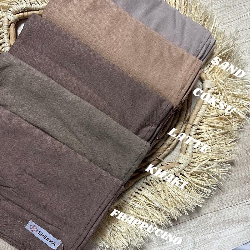 SHEEKA - PASHMINA ALIYA KAOS RAYON PREMIUM AIRFLOW Muslim Jilbab Panjang 7
