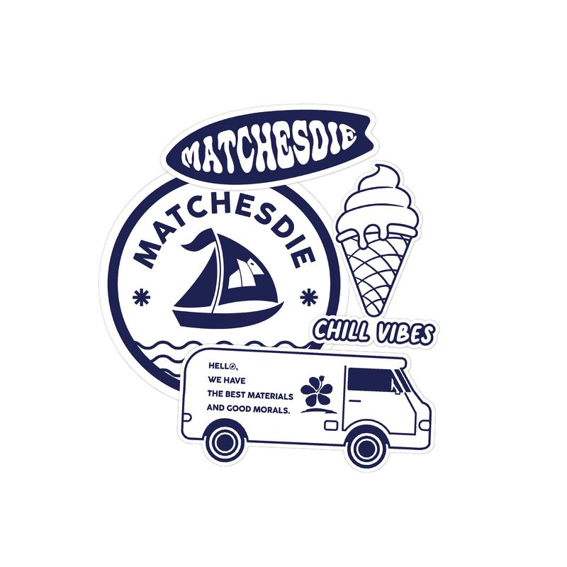 Matchesdie - Sticker Pack Summer Vacation 1