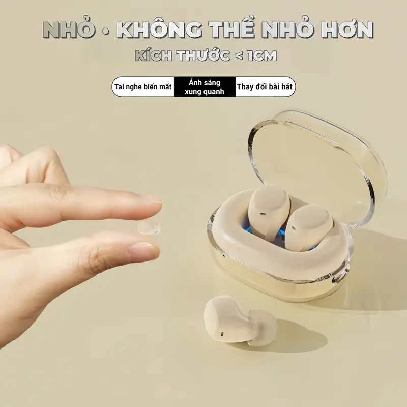 Tai nghe KY7 mới nhất [2 Quà tặng miễn phí] 1 Nhãn dán hoạt hình+1 Bao tay chơi game,5 Màu,Cấp độ HiFi, Chống nước iPX5, Giảm tiếng ồn ENC, Mict tích hợp,Thiết kế vòng bơi, Ánh sáng xung quanh,Thân máy hoàn toàn trong suốt 5