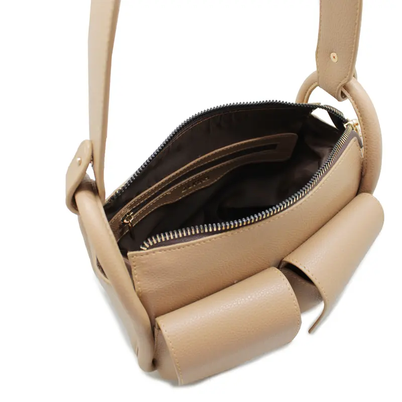 ZORRA - Fany Tas Shoulder Bag Wanita Vintage Korea Style Elegan Kekinian Tas Selempang Bahu Kulit 8
