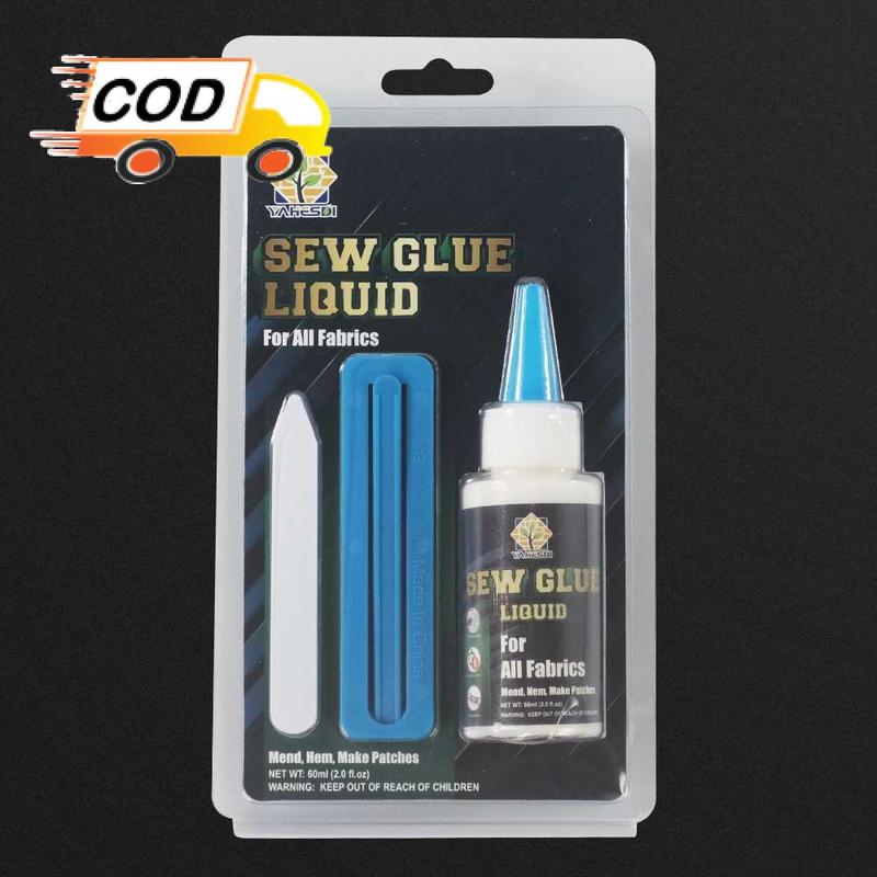 Product Introduction of Lem Kain Kulit 60ml Cairan Perekat Transparan Jahit Rapi Pelengket Penyambung Tekstil Sepatu Jok Pakaian 24