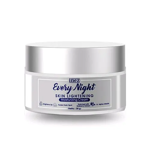 INEZ EveryNight Skin Lightening Moist Cream Perawatan Mencerahkan Facial