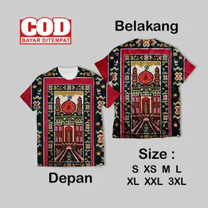 Kaos FullPrint New Wallpaper Ramadhan keren | T Shirt AOP Sajadah INDONESIA