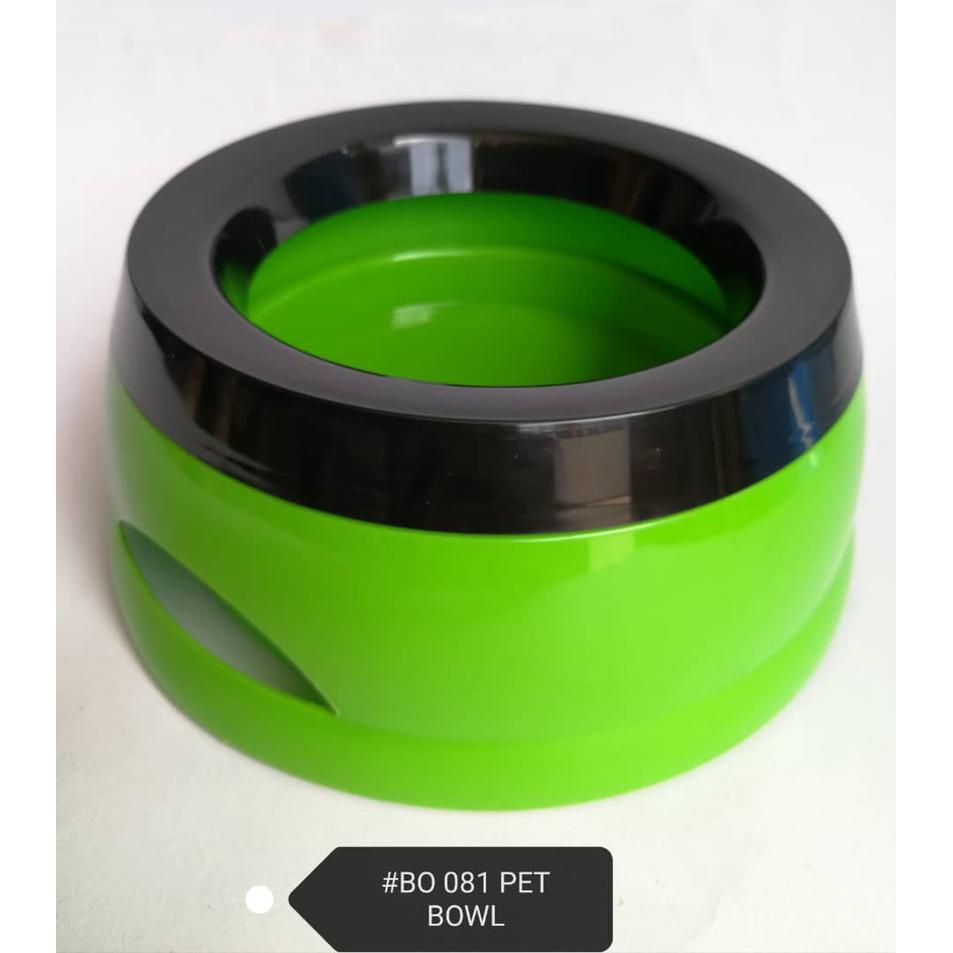 BO-081 Pet Cat Dog Float Dish Bowl Waterer Drinker Dispenser [Random Color] Bekas Air Minuman Terapung Kucing