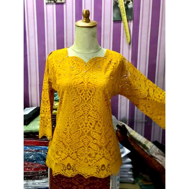KEBAYA ATASAN WANITA TRADISIONAL TANGAN LURUS SMEI PRANCIS PREMIUM/KEBAYA MODERN / KEBAYA FORMAL ELAGAN TERBARU 1