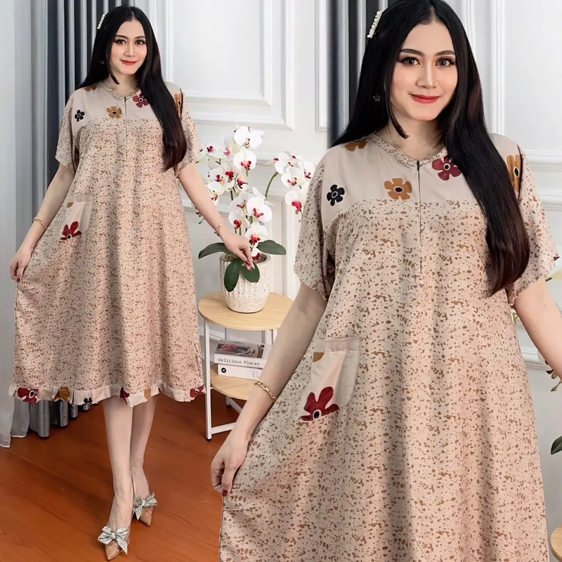Daster Salsabil Ld 120 Rayon Premium Kekinian Bumil Busui Friendly 5