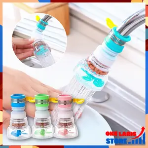 OLS (COD) Sambungan Kran Air Saringan Kran Air Sambungan Keran Flexible Filter Air Anti Splash Westafel