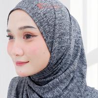 Gambar HAUWA - Comfy Fit Dailly Sporty Misty Series Hijab - Black dari Hauwa Hijab store Kab. Bandung 4 Tokopedia