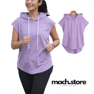 Kaos Atasan Olahraga Tanpa Lengan Wanita Sleeve Rok Celana Senam Baju Gym Sport